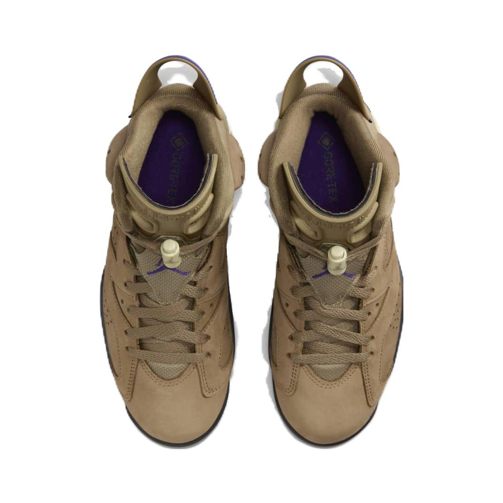 Air Jordan 6 GTX 'Brown Kelp / Shadow Brown / Court Purple / Team Gold' Женские