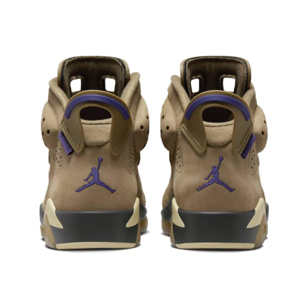 Air Jordan 6 GTX 'Brown Kelp / Shadow Brown / Court Purple / Team Gold' Женские