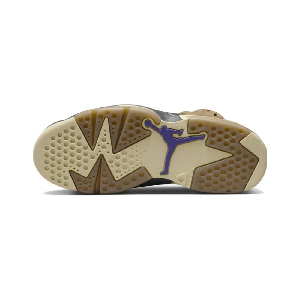 Air Jordan 6 GTX 'Brown Kelp / Shadow Brown / Court Purple / Team Gold' Женские