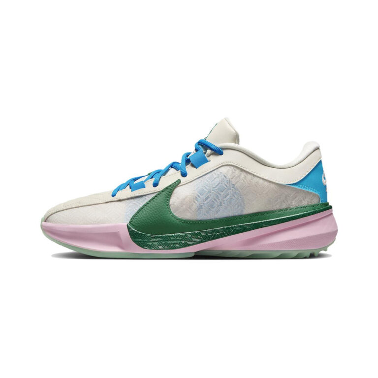 Nike Ja 5 'Light Orewood Brown / Medium Soft Pink / Blue Lightning / Emerald Rise' Мужские