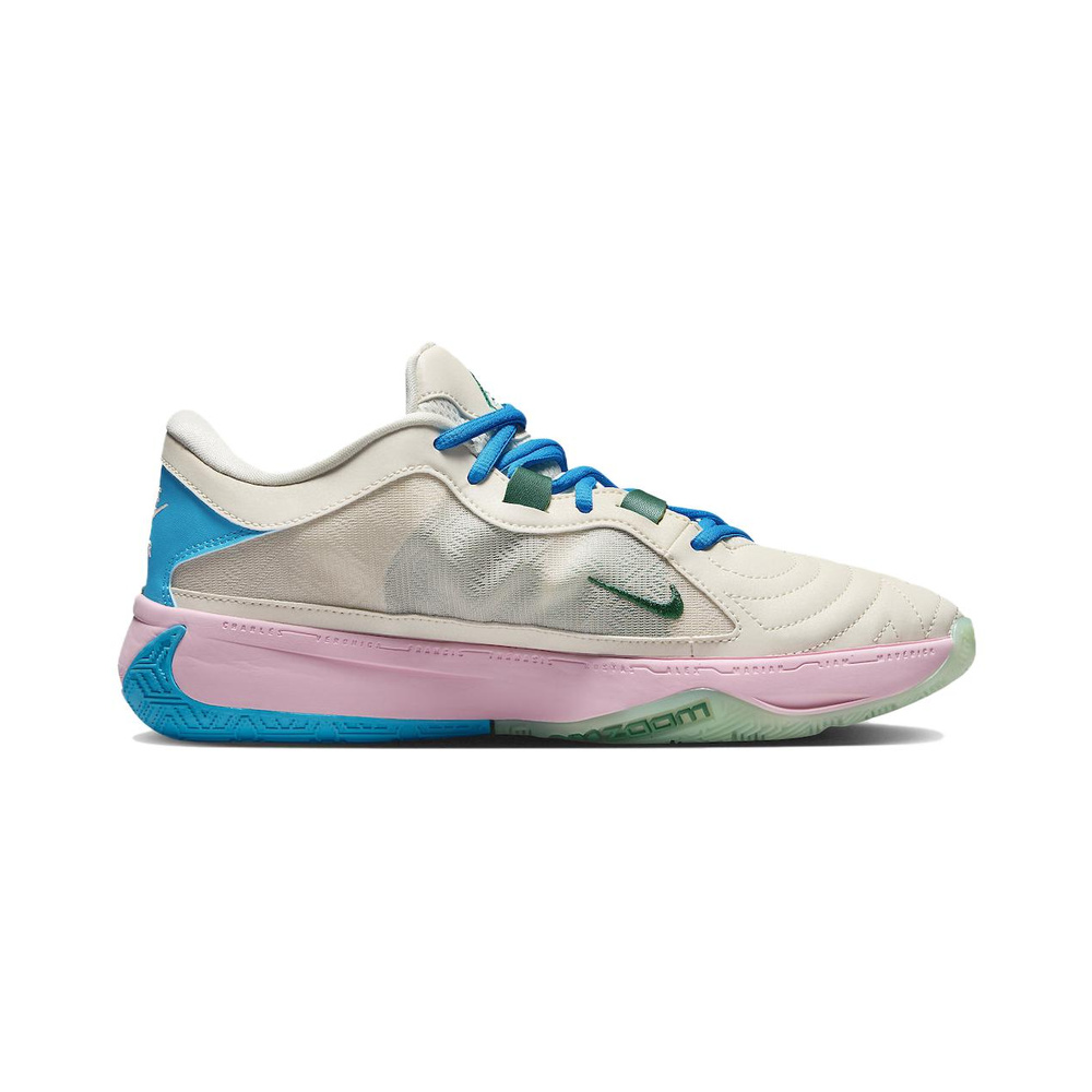 Nike Ja 5 'Light Orewood Brown / Medium Soft Pink / Blue Lightning / Emerald Rise' Мужские