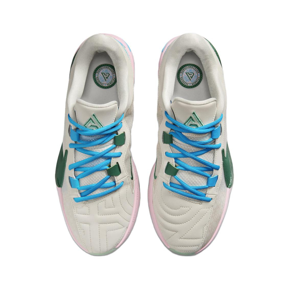 Nike Ja 5 'Light Orewood Brown / Medium Soft Pink / Blue Lightning / Emerald Rise' Мужские