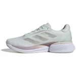 White / Metallic Silver / Light Green