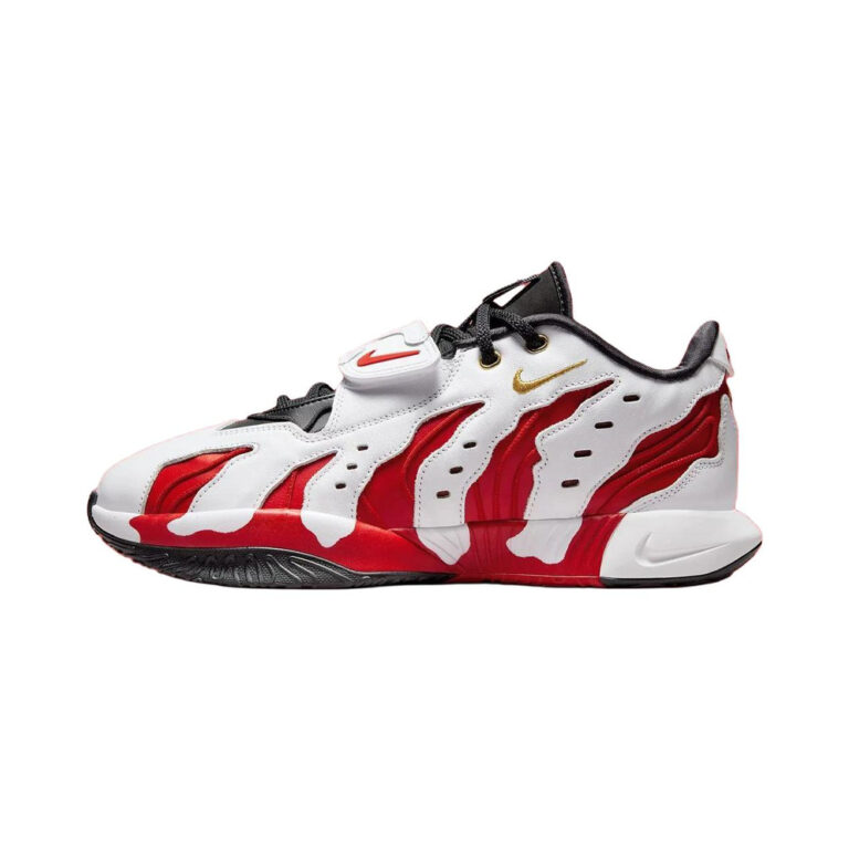 Nike LeBron 21 'White / Fire Red / Black / Metallic Gold' Мужские