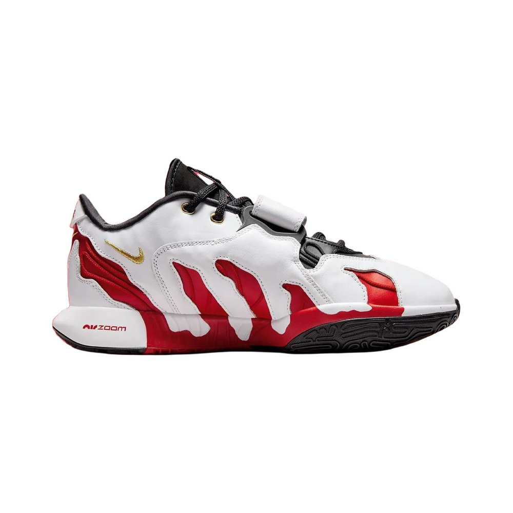 Nike LeBron 21 'White / Fire Red / Black / Metallic Gold' Мужские
