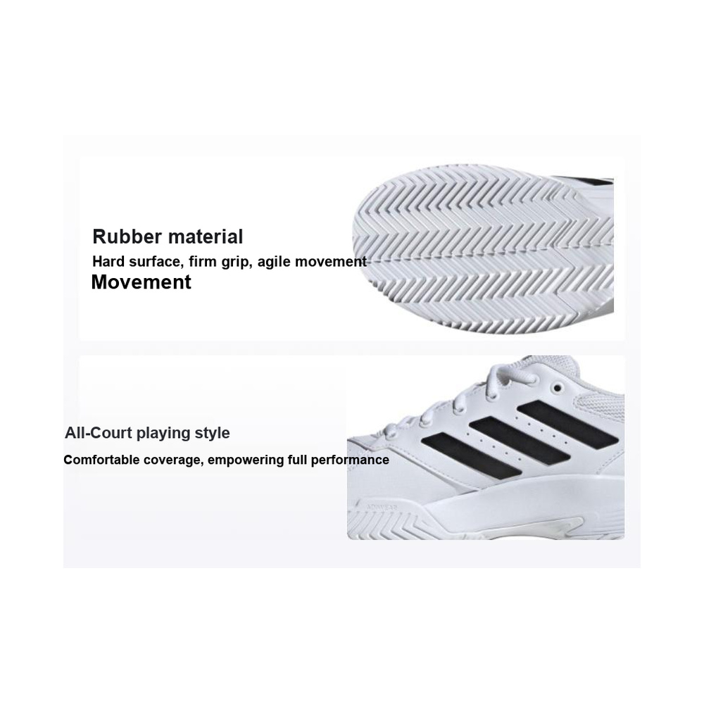 Adidas Gamecourt 'White Black' Мужские