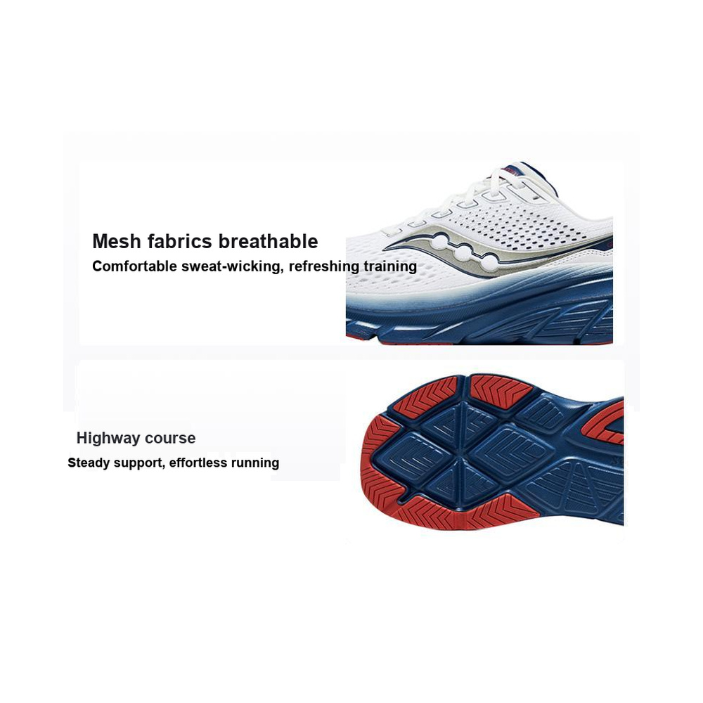 Saucony Guide 17 'White Dark Blue' Мужские