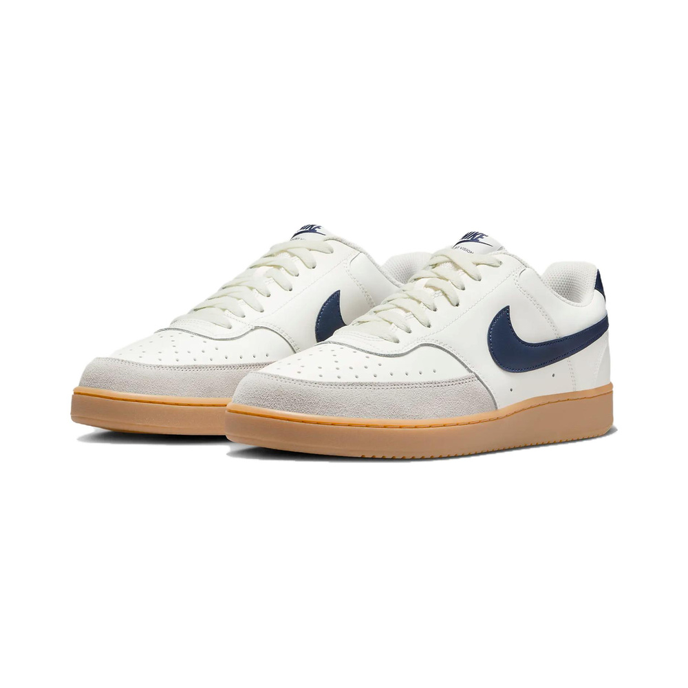 Nike Court Vision 1 'Sail / Gum Light Brown / Light Iron Ore / Midnight Navy' Мужские