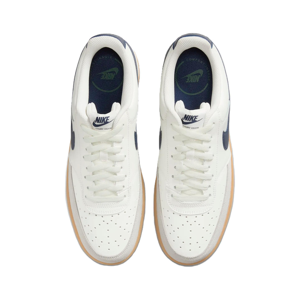 Nike Court Vision 1 'Sail / Gum Light Brown / Light Iron Ore / Midnight Navy' Мужские
