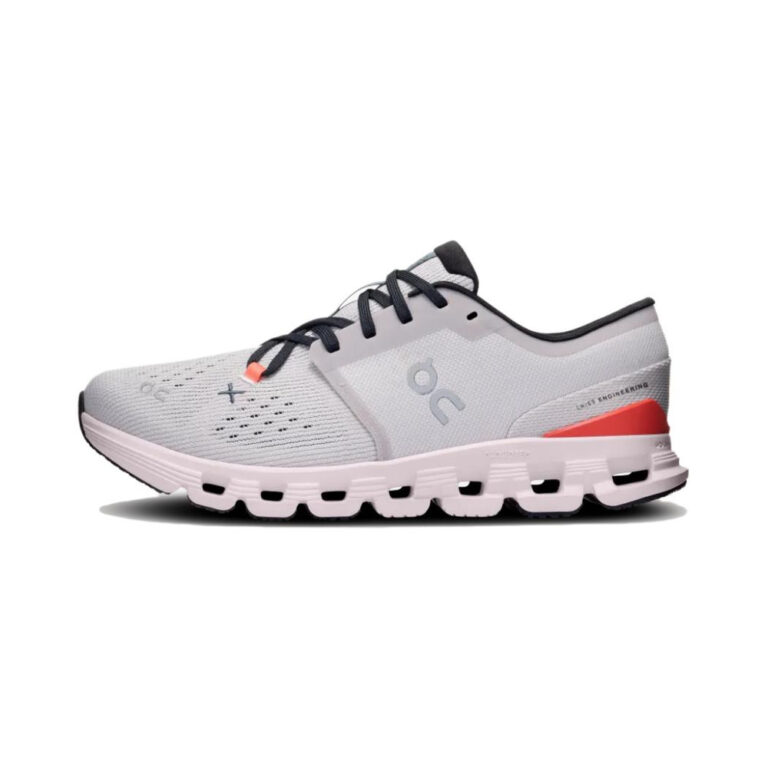 On Cloud X 4 'Silver / Orange Red' Женские