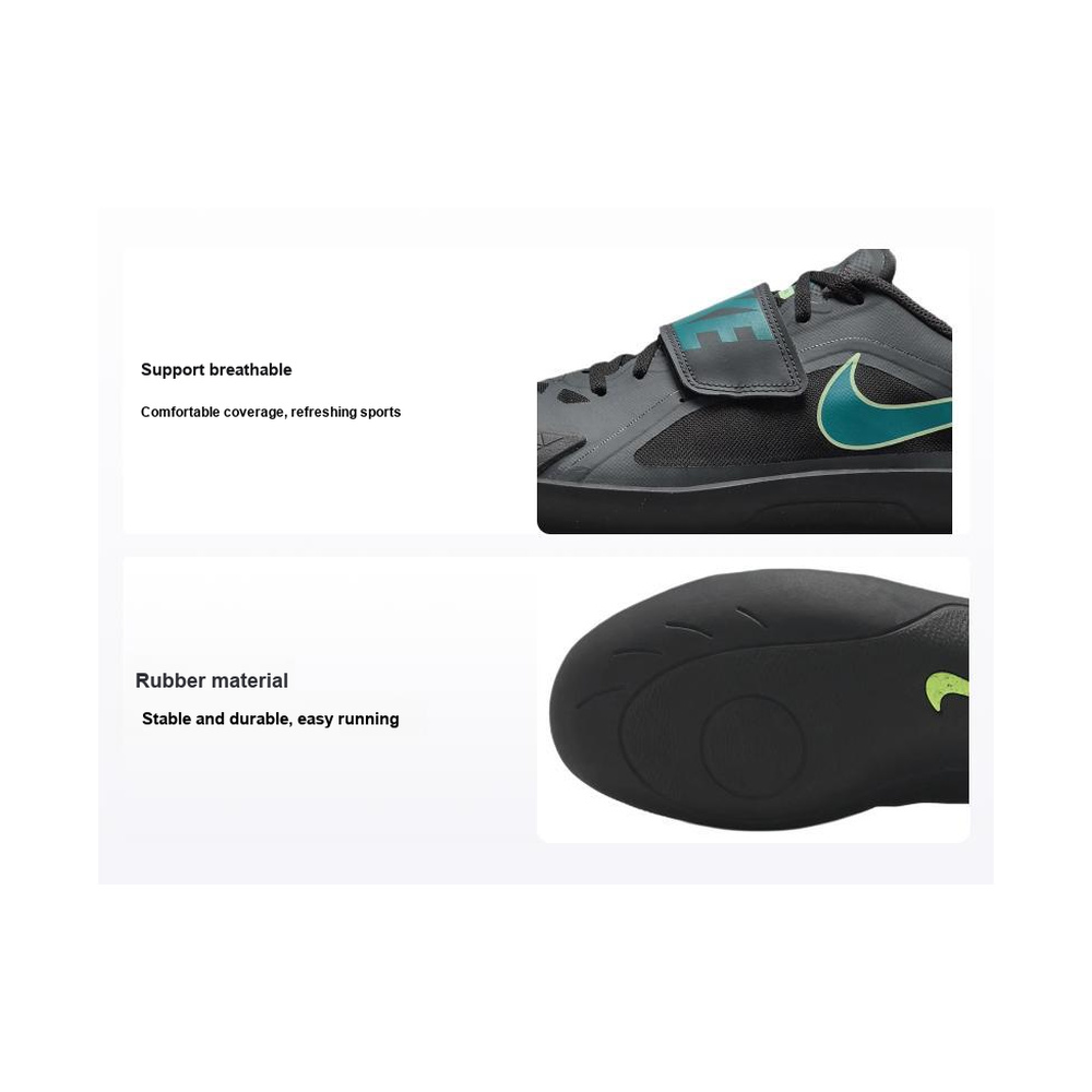 Nike Zoom Rival SD 2 'Black / Electric Algae / Bright Spruce / Volt' Унисекс
