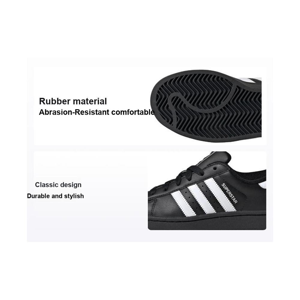 Adidas Superstar 'Black' Унисекс