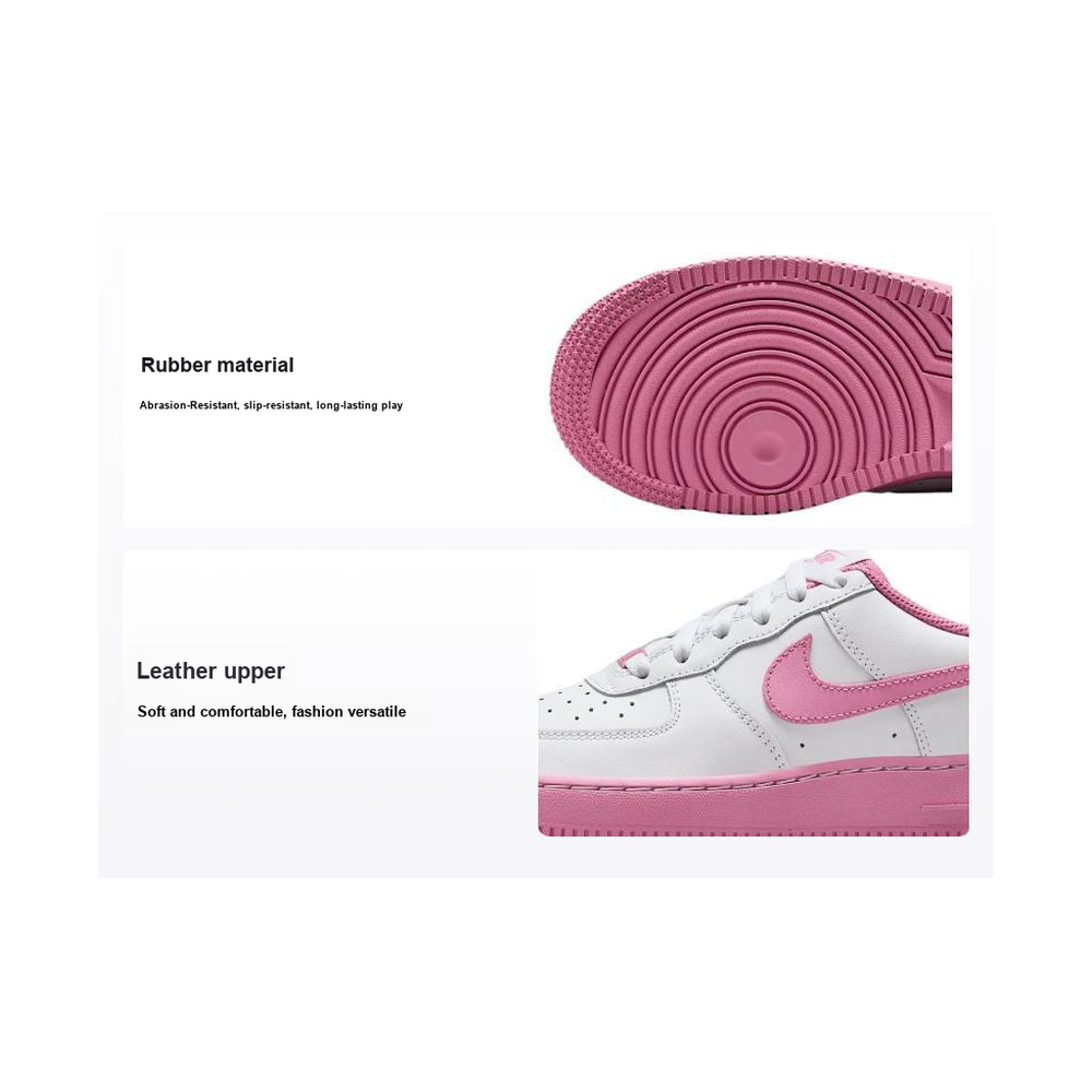 Nike Air Force 1 Low 'White / Magic Flamingo' Мужские