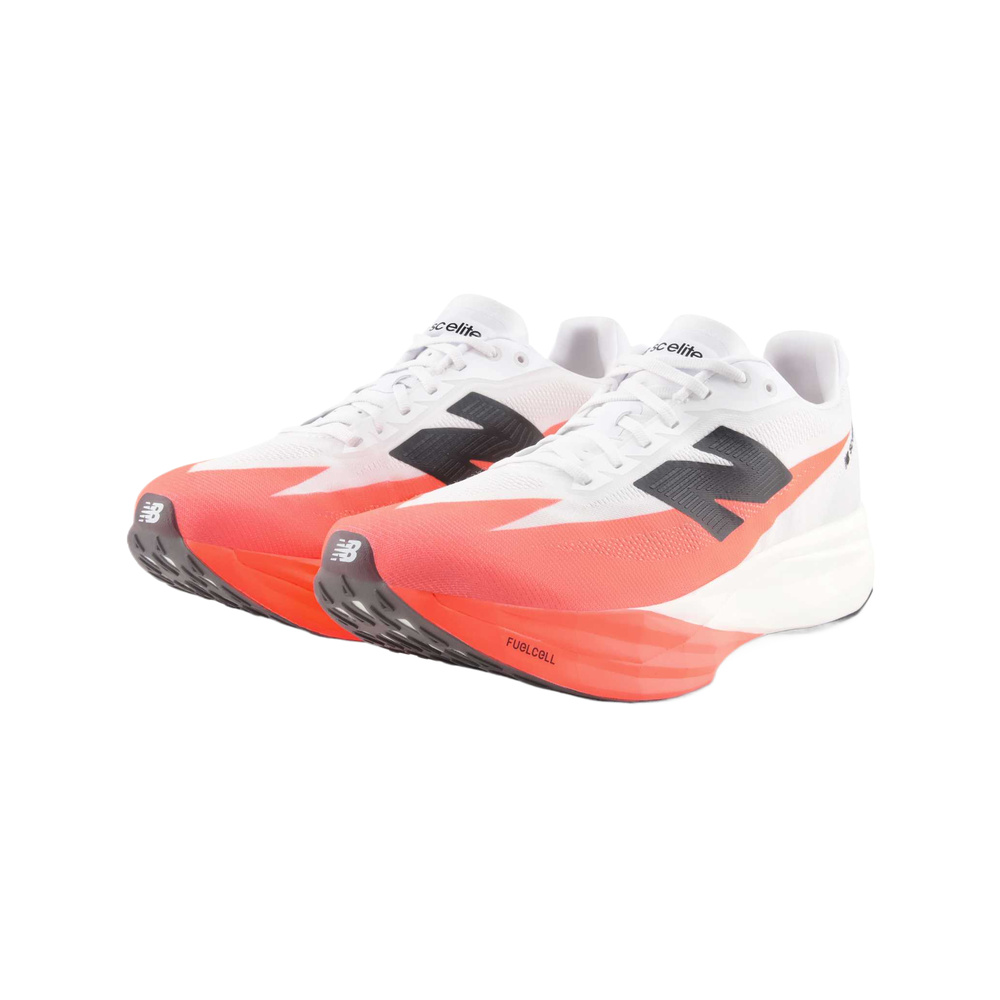 New Balance FuelCell SuperComp Elite v5 'White / Orange Red' Мужские
