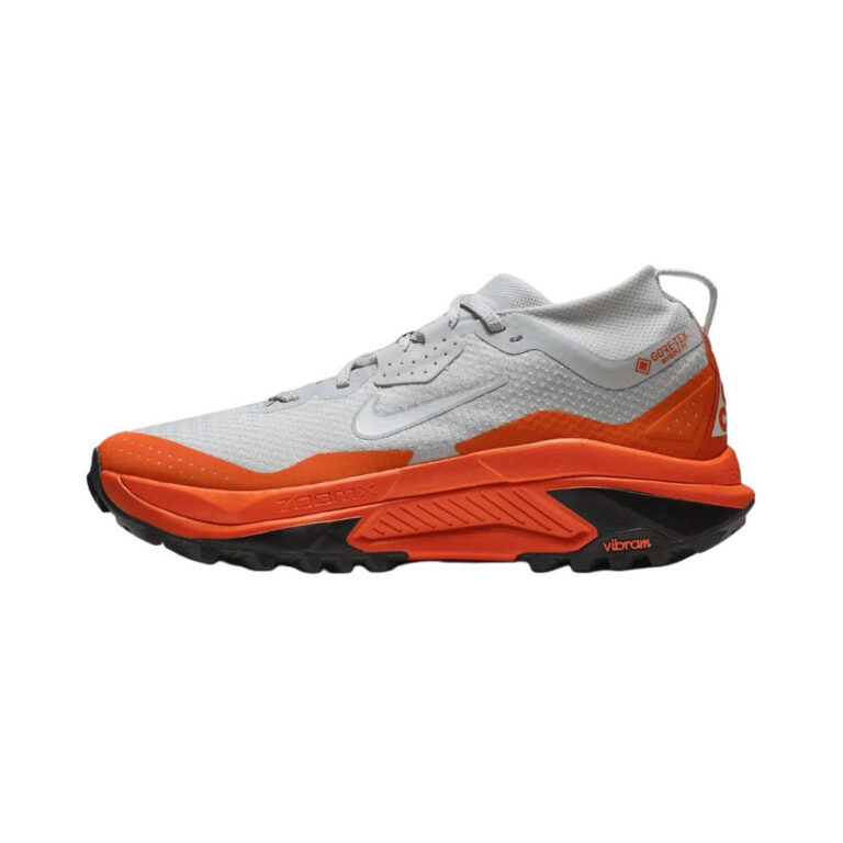 Nike ACG Zegama Trail GTX 'Light Silver / Safety Orange / Black / Summit White' Мужские