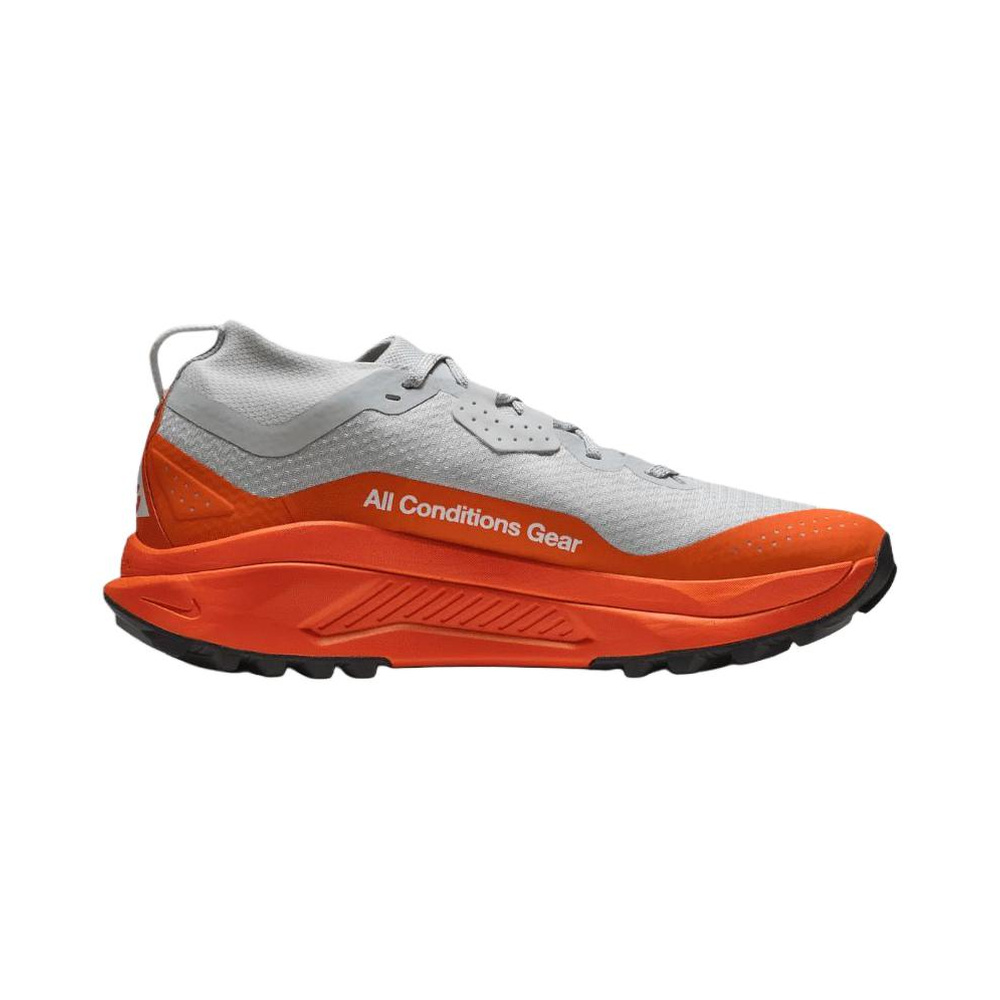Nike ACG Zegama Trail GTX 'Light Silver / Safety Orange / Black / Summit White' Мужские