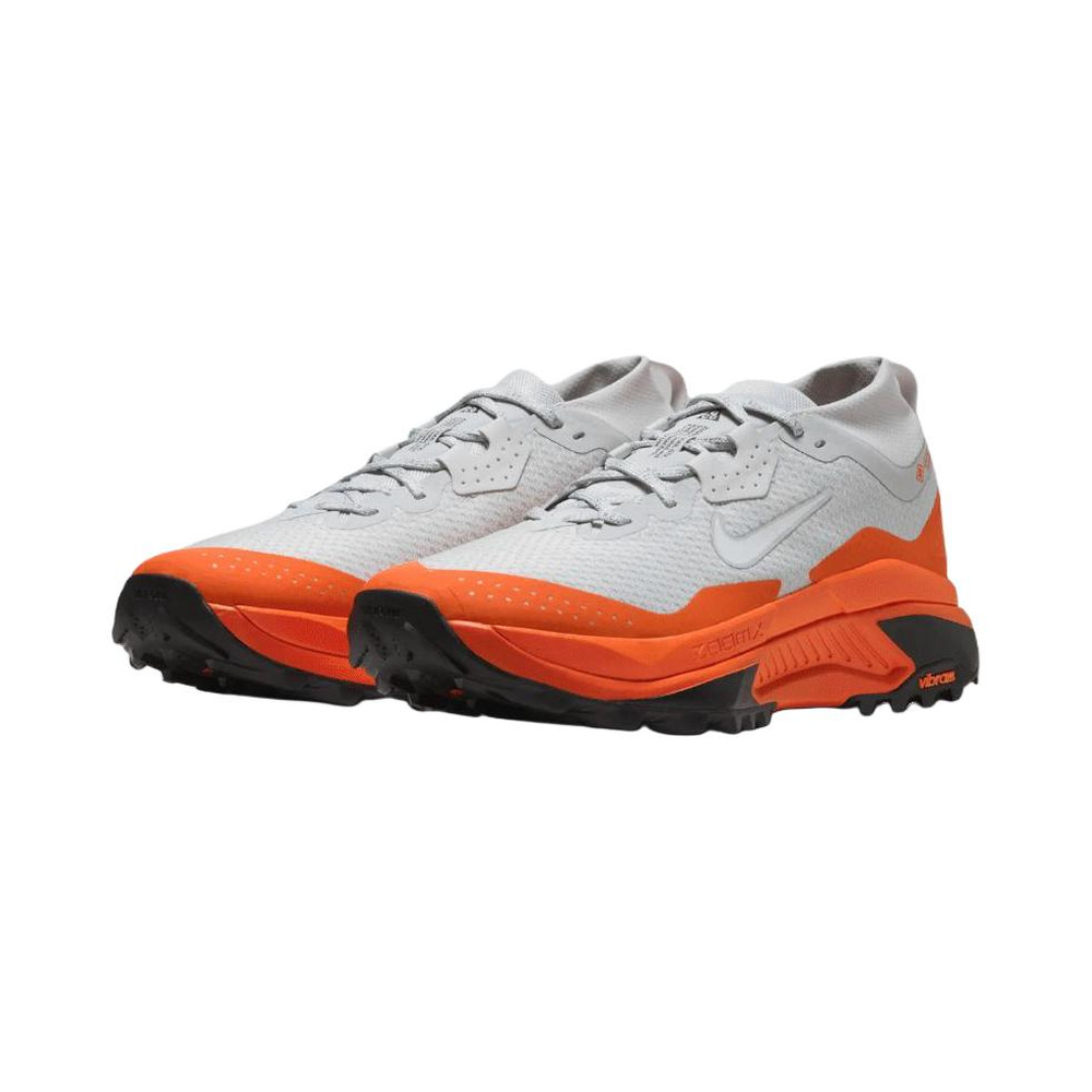 Nike ACG Zegama Trail GTX 'Light Silver / Safety Orange / Black / Summit White' Мужские