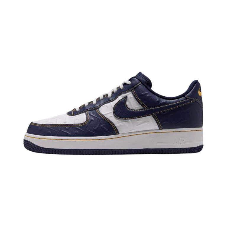 Nike Air Force 1 Low 'Summit White / Yellow Ochre / Midnight Navy' Мужские