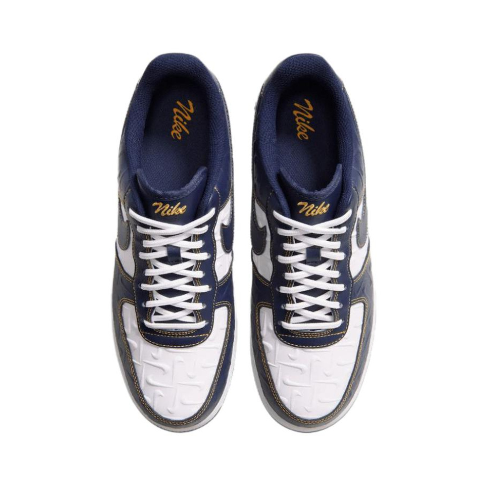 Nike Air Force 1 Low 'Summit White / Yellow Ochre / Midnight Navy' Мужские