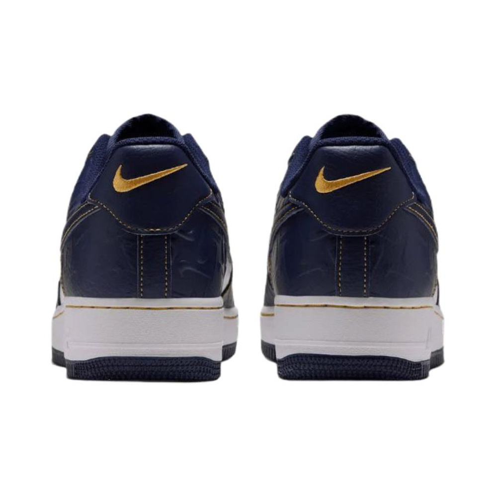 Nike Air Force 1 Low 'Summit White / Yellow Ochre / Midnight Navy' Мужские