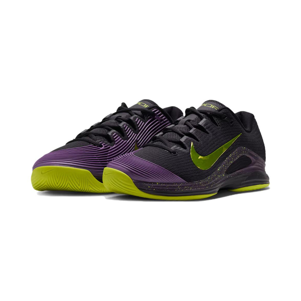 Nike Vapor 12 'Black / Purple Dynasty / Lime' Мужские